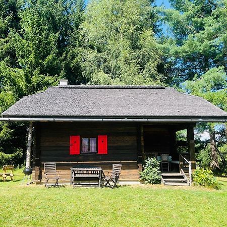 Cozy Log Cabin Near Faaker See Ledenitzen المظهر الخارجي الصورة